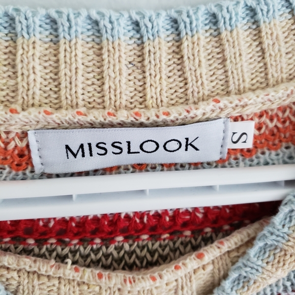 Misslook Fair Isle Nordic Print Crewneck S… - Picture 6 of 6